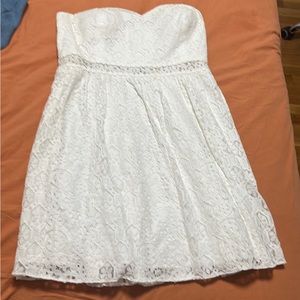 White Strapless Lilly Pulitzer dress